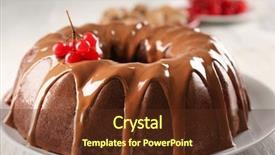  Presentation with snow tree - Cool new slides with cake with snow ball tree backdrop and a  colored foreground