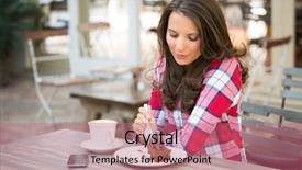  Presentation with recipe chocolate cafe - Presentation theme featuring cakes coffee - beautiful woman eating chocolate cake background and a coral colored foreground