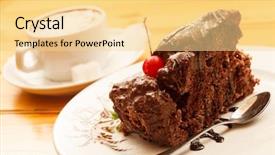  Presentation with cappuccino - PPT layouts having blank notepad and smart phone on wooden table background top view with copy space office desk concept background and a lemonade colored foreground