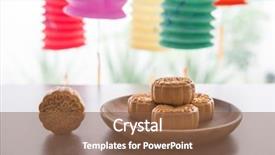  Presentation with moon - Slide deck featuring cakes is traditionally baked past background and a tawny brown colored foreground