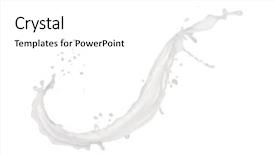  Presentation with milk splash - PPT layouts having calcium - abstract splash of milk isolated background and a white colored foreground