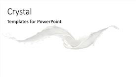  Presentation with milk splash - Amazing PPT layouts having calcium - abstract splash of milk isolated backdrop and a white colored foreground