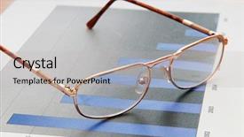  Presentation with spreadsheet data and business charts - Slides enhanced with calculation financial growth investment - business concept with charts background and a light gray colored foreground