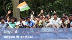  Presentation with calcutta - Cool new presentation theme with calcutta-india-june-15 backdrop and a  colored foreground