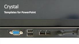  Presentation with cyber stalking computer laptop suffering - Amazing slide set having cale - detail of laptop portable computer backdrop and a dark gray colored foreground