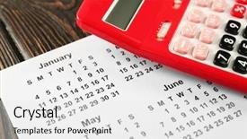  Presentation with attorney - PPT layouts with calendar and red calculator background and a  colored foreground