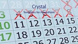  Presentation with january - Slide deck featuring calendar january 2010 with page background and a sky blue colored foreground