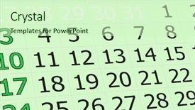  Presentation with january - Slides having calendar january 2010 with page background and a soft green colored foreground