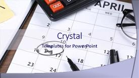  Presentation with tax assessor - Cool new PPT layouts with calendar page with date reminder backdrop and a sky blue colored foreground