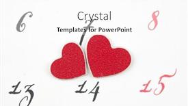  Presentation with february - Amazing PPT layouts having calendar-page-with-the-red backdrop and a white colored foreground