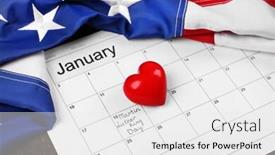  Presentation with martin luther king - Amazing theme having calendar with marced martin luther backdrop and a white colored foreground