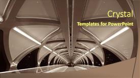  Presentation with pedestrian bridge - Amazing slide set having calgary-canada-august-27-peace backdrop and a tawny brown colored foreground