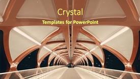  Presentation with pedestrian bridge - Slide deck with calgary-canada-august-27-peace background and a red colored foreground