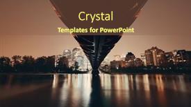  Presentation with pedestrian bridge - Amazing slides having calgary-canada-august-27-peace backdrop and a tawny brown colored foreground