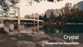  Presentation with cityscape - PPT layouts featuring calgary cityscape from prince's background and a  colored foreground