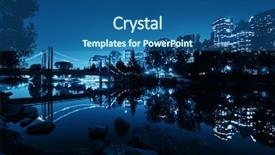  Presentation with canada - Theme featuring calgary prince's island background and a  colored foreground