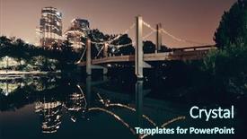  Presentation with cannabis canada - Slides consisting of calgary prince's island background and a wine colored foreground