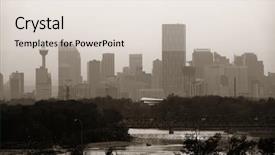  Presentation with indigenous canada - PPT theme enhanced with calgary skyline silhouette in alberta background and a lemonade colored foreground