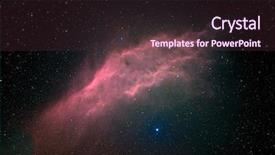  Presentation with perseus - PPT theme having california nebula in perseus background and a tawny brown colored foreground