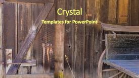  Presentation with old west - Colorful presentation design enhanced with california old far west wooden backdrop and a  colored foreground