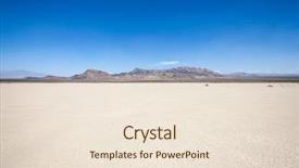  Presentation with flat - Colorful PPT theme enhanced with california's vast mojave desert backdrop and a lemonade colored foreground