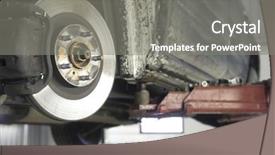  Presentation with lift - Slide deck enhanced with caliper of the car which is hung out on the lift background and a gray colored foreground