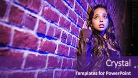  Presentation with frightened child - Amazing slide deck having masked tree frog frog frog backdrop and a black colored foreground.