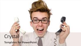  Presentation with doctor black children - Beautiful theme featuring emergency call centre - funny doctor isolated on white backdrop and a  colored foreground