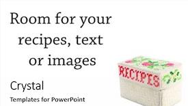  Presentation with text box - PPT layouts consisting of call directory - hand made recipe box isolated background and a white colored foreground