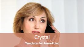  Presentation with light - Theme enhanced with call duty - portrait of senior businesswoman talking background and a  colored foreground