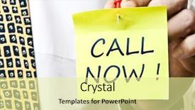  Presentation with now - Theme having call now post it background and a blonde colored foreground