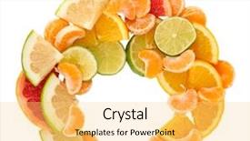  Presentation with vitamin - Presentation theme having calligraphy alphabet - products containing vitamin c isolated background and a  colored foreground