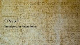  Presentation with greek alphabet - PPT theme with speed accuracy - express delivery stopwatch and package background and a soft green colored foreground