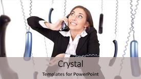  Presentation with secretary - PPT layouts featuring calls at the same time background and a light gray colored foreground