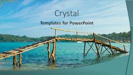  Presentation with serenity - Slide set with calm meditation sunny serenity background and a light blue colored foreground