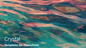  Presentation with ripple - Presentation enhanced with calm-sea-surface-with-ripple background and a ocean colored foreground