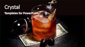  Presentation with sugar cane - Colorful slide deck enhanced with calvados with dark rum cane backdrop and a wine colored foreground