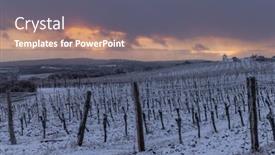  Presentation with calvary - PPT theme having calvary-near-hnanice-znojmo-region background and a  colored foreground