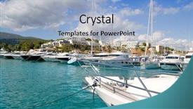  Presentation with luxury - PPT theme enhanced with calvia puerto portals nous luxury background and a light blue colored foreground