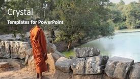  Presentation with cambodia - Audience pleasing presentation theme consisting of neodymium chemical element 3d backdrop and a light gray colored foreground