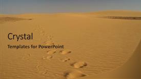  Presentation with desert storm camo - Colorful presentation enhanced with camel traces in the desert backdrop and a  colored foreground