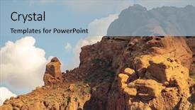  Presentation with phoenix - Slides having camelback mountain in phoenix background and a light blue colored foreground