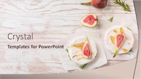  Presentation with camembert - Presentation enhanced with camembert-cheese-with-honey background and a lemonade colored foreground