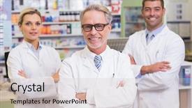  Presentation with hospital pharmacy - Colorful PPT theme enhanced with camera at the hospital pharmacy backdrop and a lemonade colored foreground