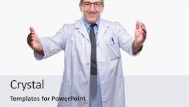  Presentation with horse sheep coat cow camel - Presentation enhanced with camera smiling with open arms background and a  colored foreground