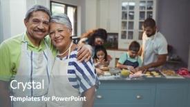  Presentation with members - Beautiful presentation featuring camera while family members backdrop and a gray colored foreground