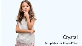  Presentation with hispanic millennials - Slide set with camera with smile with cross background and a white colored foreground