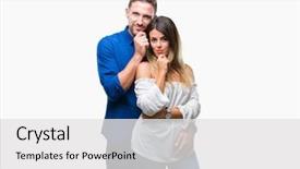  Presentation with loving hearts love heart candy - Amazing presentation design having camera with smile with cross backdrop and a white colored foreground