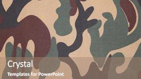  Presentation with abstract military camouflage made - Slides enhanced with camo - camouflage background background and a coral colored foreground