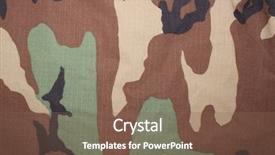  Presentation with abstract military camouflage made - Theme enhanced with camo - camouflage background background and a tawny brown colored foreground